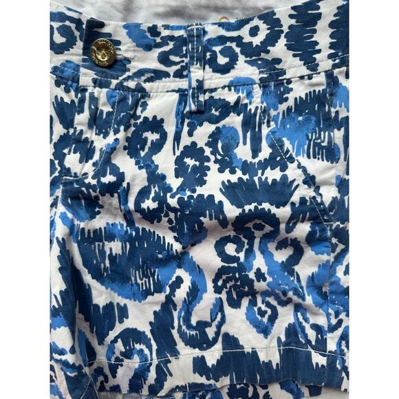 Lilly Pulitzer The Callahan short blue and white size 0 - Picture 2 of 7